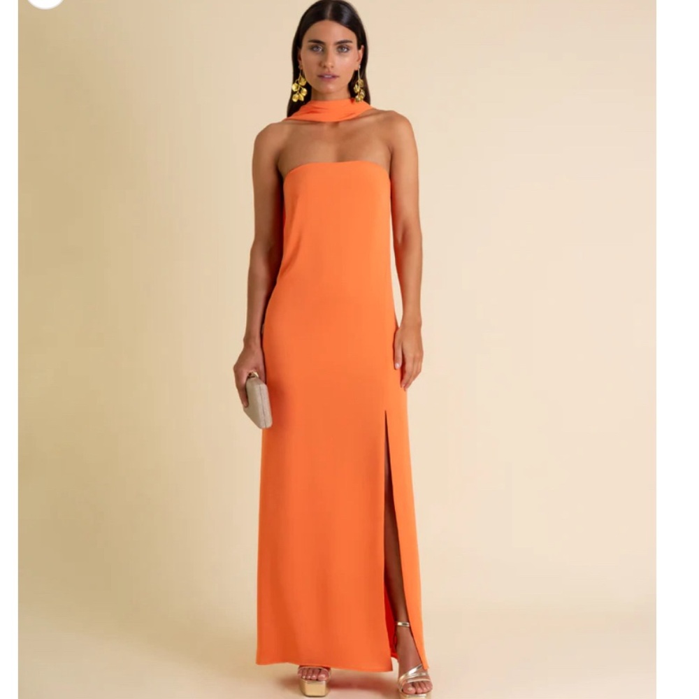 THE-ARE ‘ARTEAGA’ ORANGE MAXI DRESS - NWT